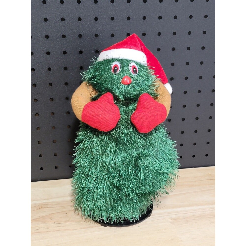 Vintage Dancing X-Mas Christmas Tree Musical - Jingle Bell Rock 10"
